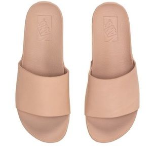 VANS Leather Decon Slide Sandal Size 8